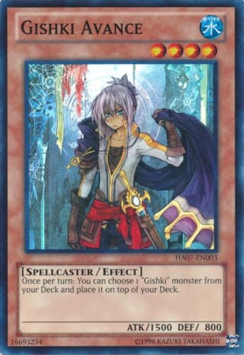 Gishki Avance - DT07-EN016 Duel Terminal Normal Parallel Rare Limited Edition