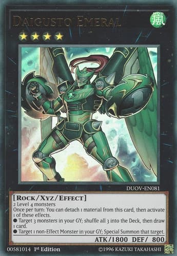 Daigusto Emeral - DT07-EN036 Duel Terminal Ultra Parallel Rare Limited Edition