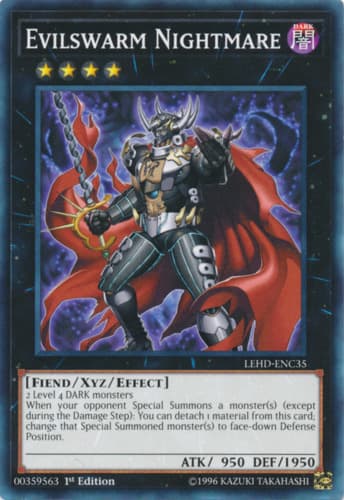 Evilswarm Nightmare - DT07-EN039 Duel Terminal Super Parallel Rare Limited Edition