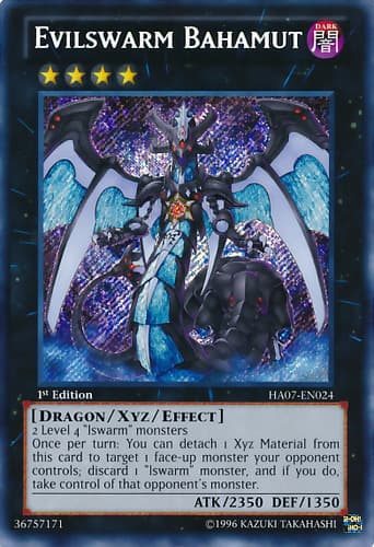 Evilswarm Bahamut - DT07-EN040 Ultra Rare Limited