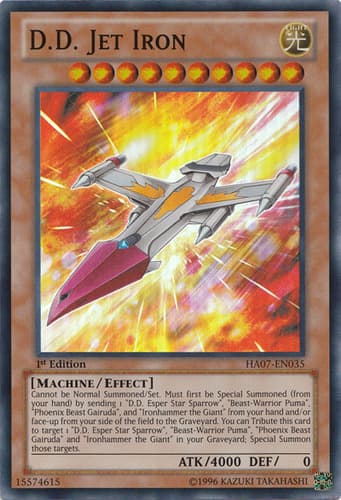 D.D. Jet Iron - DT07-EN055 Rare Limited