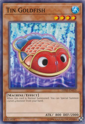 Tin Goldfish - DT07-EN057 Duel Terminal Normal Parallel Rare Limited Edition