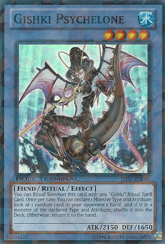 Gishki Psychelone - DT07-EN080 Super Rare Limited