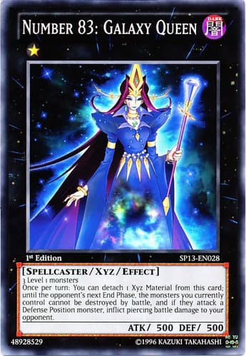 Number 83: Galaxy Queen - DT07-EN085 Common Limited