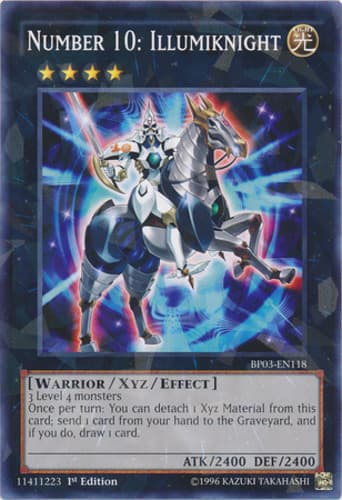 Number 10: Illumiknight - DT07-EN086 Duel Terminal Normal Parallel Rare Limited Edition