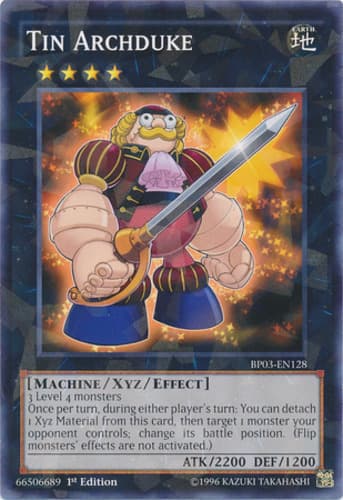 Tin Archduke - DT07-EN087 Duel Terminal Super Parallel Rare Limited Edition
