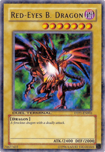 Red-Eyes Black Dragon - DTP1-EN003 Rare Limited Edition