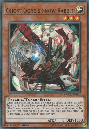 Ghost Ogre & Snow Rabbit - DUDE-EN001 Ultra Rare 1st Edition