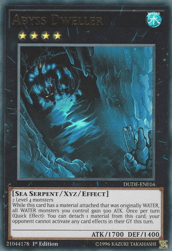 Abyss Dweller - DUDE-EN016 Ultra Rare 1st Edition