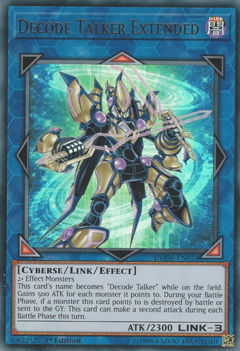 Decode Talker Extended - DUDE-EN024 Ultra Rare 1st Edition