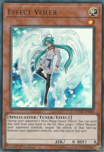 Effect Veiler - DUDE-EN028 Ultra Rare 1st Edition
