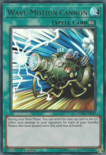 Wave-Motion Cannon - DUDE-EN039 Ultra Rare 1st Edition