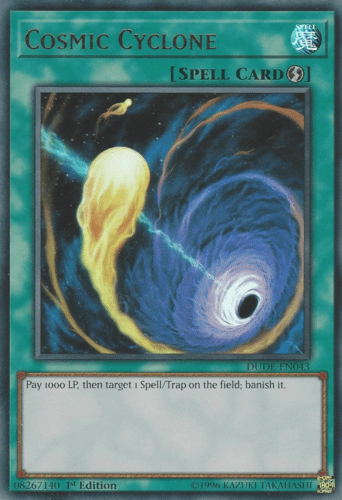 Cosmic Cyclone - DUDE-EN043 Ultra Rare 1st Edition