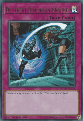 Different Dimension Ground - DUDE-EN045 Ultra Rare 1st Edition
