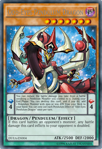 Odd-Eyes Pendulum Dragon - DUEA-EN004 Secret Rare 1st Edition