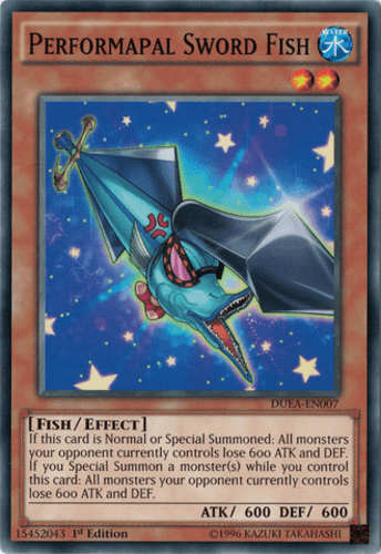 Performapal Sword Fish - DUEA-EN007 Common 1st Edition