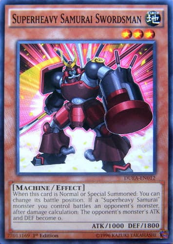Superheavy Samurai Swordsman - DUEA-EN012 Common 1st Edition