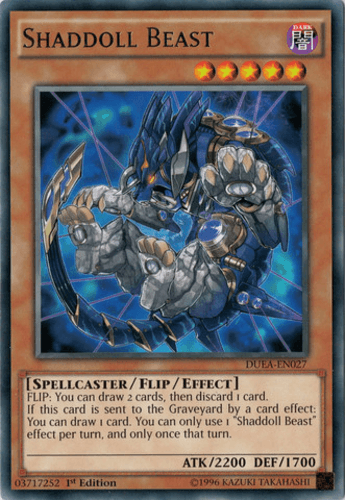 Shaddoll Beast - DUEA-EN027 Rare Unlimited