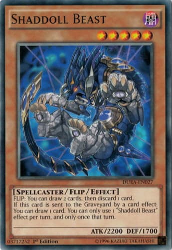 Shaddoll Beast - DUEA-EN027 Rare 1st Edition
