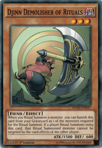 Djinn Demolisher of Rituals - DUEA-EN037 Common Unlimited