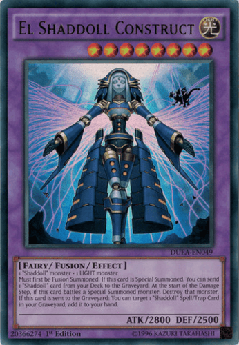 El Shaddoll Construct - DUEA-EN049 Ultra Rare 1st Edition