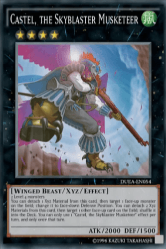 Castel, the Skyblaster Musketeer - DUEA-EN054 Super Rare Unlimited
