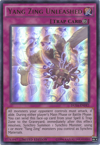 Yang Zing Unleashed - DUEA-ENDE2 Ultra Rare Limited Edition