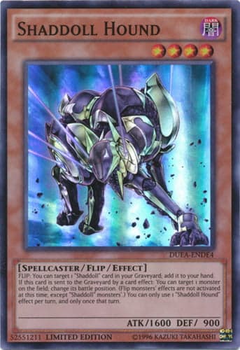 Shaddoll Hound - DUEA-ENDE4 Super Rare Limited Edition