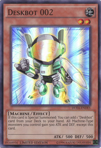 Deskbot 002 - DUEA-ENDE5 Super Rare Limited Edition