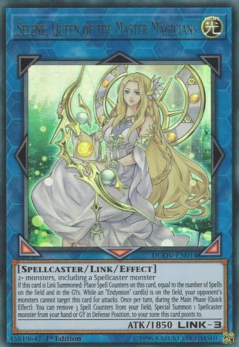 Selene, Queen of the Master Magicians - DUOV-EN014 Ultra Rare 1st Edition