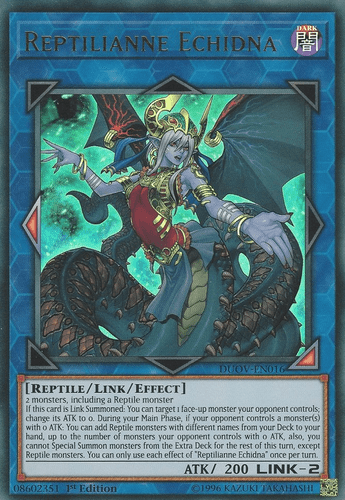 Reptilianne Echidna - DUOV-EN016 Ultra Rare 1st Edition