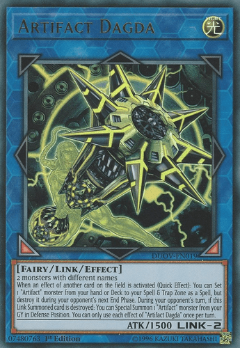 Artifact Dagda - DUOV-EN019 Ultra Rare 1st Edition