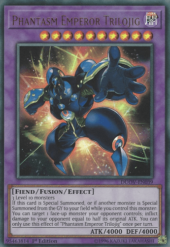 Phantasm Emperor Trilojig - DUOV-EN039 Ultra Rare 1st Edition