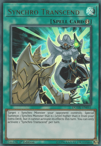 Synchro Transcend - DUOV-EN041 Ultra Rare 1st Edition