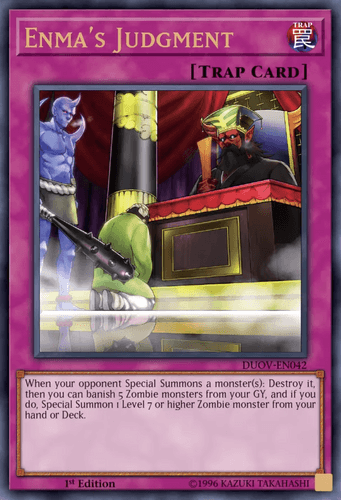 Enma's Judgment - DUOV-EN042 Ultra Rare 1st Edition