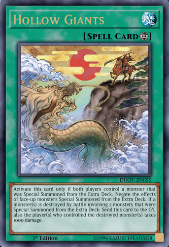 Hollow Giants - DUOV-EN055 Ultra Rare 1st Edition