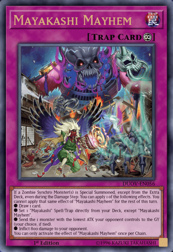 Mayakashi Mayhem - DUOV-EN056 Ultra Rare 1st Edition