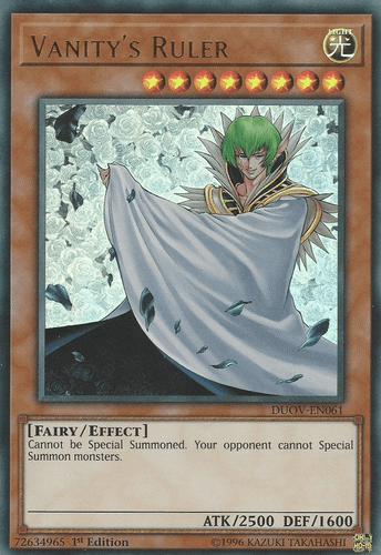 Vanity's Ruler - DUOV-EN061 Ultra Rare 1st Edition