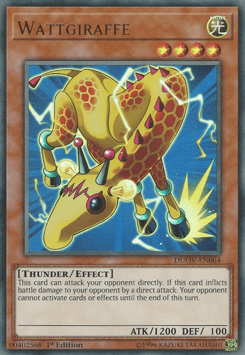 Wattgiraffe - DUOV-EN064 Ultra Rare 1st Edition