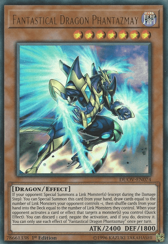 Fantastical Dragon Phantazmay - DUOV-EN074 Ultra Rare 1st Edition