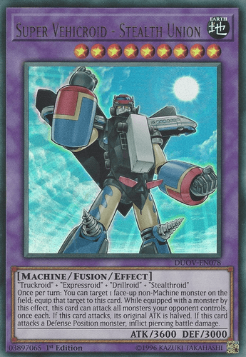 Super Vehicroid - Stealth Union - DUOV-EN078 Ultra Rare 1st Edition