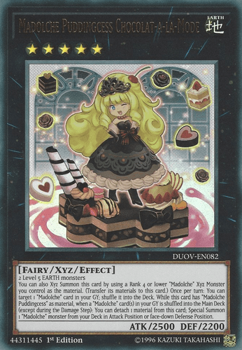 Madolche Puddingcess Chocolat-a-la-Mode - DUOV-EN082 Ultra Rare 1st Edition