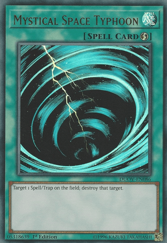 Mystical Space Typhoon - DUOV-EN086 Ultra Rare 1st Edition