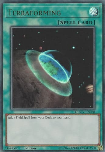 Terraforming - DUOV-EN088 Ultra Rare 1st Edition