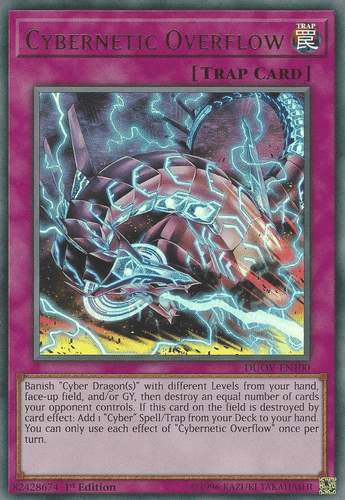 Cybernetic Overflow - DUOV-EN100 Ultra Rare 1st Edition