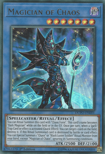 Magician of Chaos - DUPO-EN001 Ultra Rare Unlimited