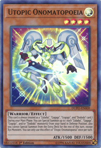 Utopic Onomatopoeia - DUPO-EN009 Ultra Rare Unlimited
