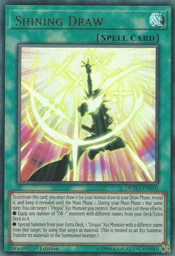 Shining Draw - DUPO-EN010 Ultra Rare 1st Edition