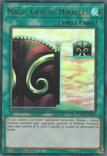 Magic Gate of Miracles - DUPO-EN019 Ultra Rare 1st Edition