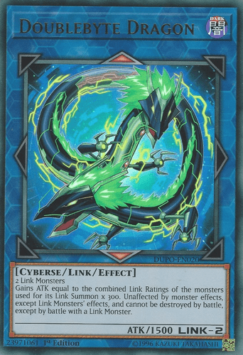 Doublebyte Dragon - DUPO-EN020 Ultra Rare 1st Edition